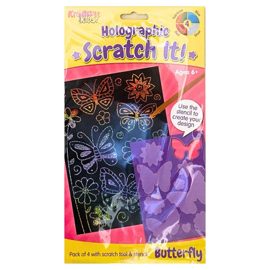 Butterfly Holographic Scratch Kit - PoundToys