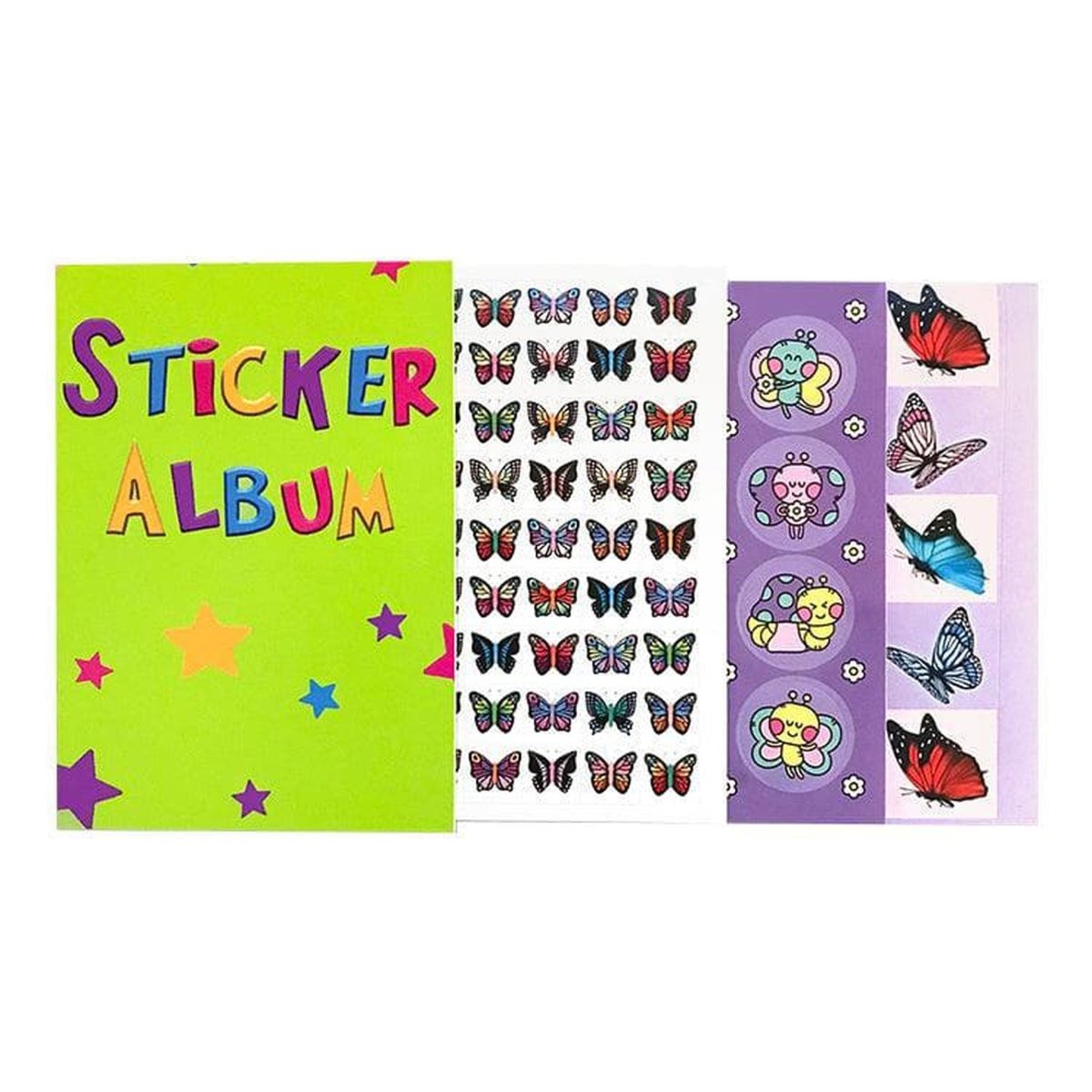 Butterfly Mini Sticker Album Pack - PoundToys