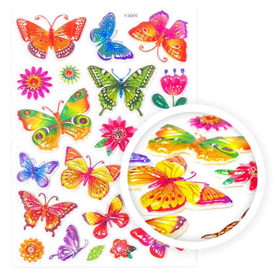 Butterfly Puffy 3D Sticker Pack - PoundToys