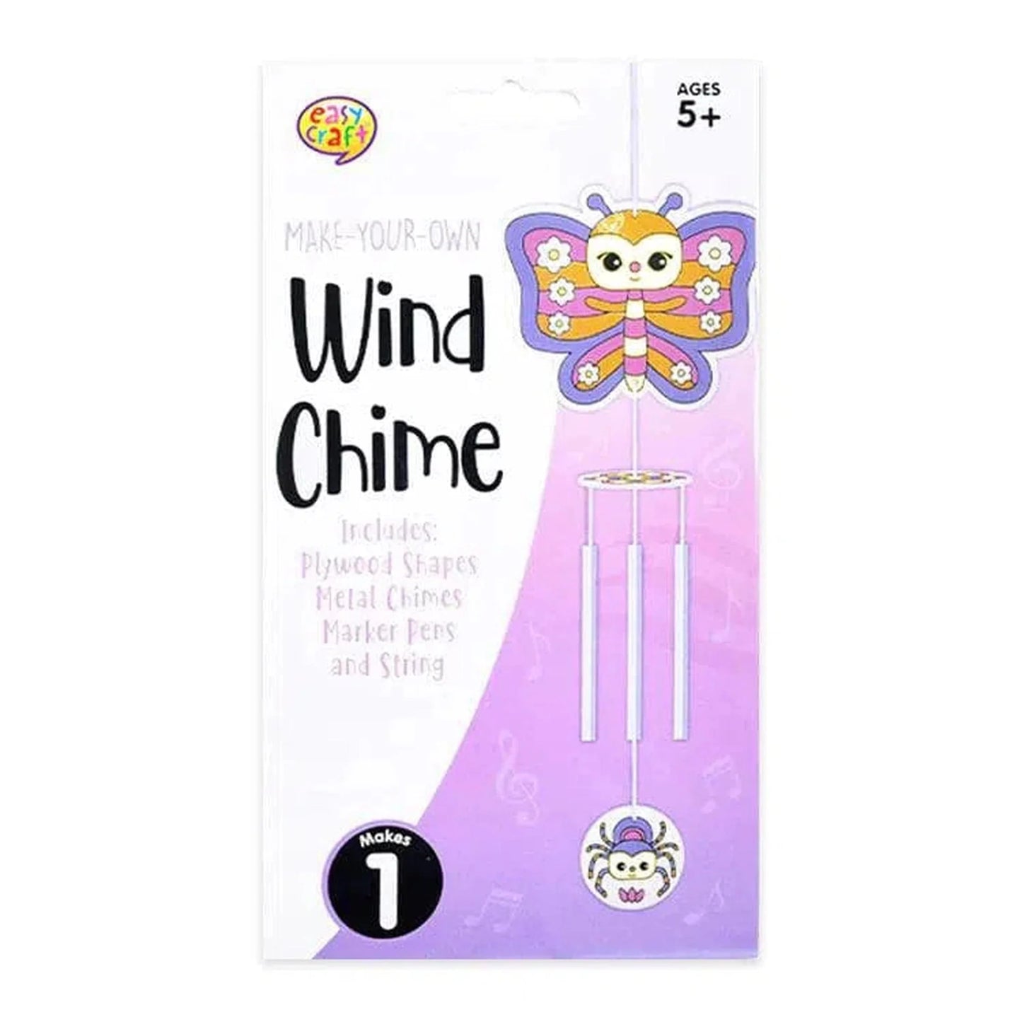 Butterfly Wind Chime Craft Kit - PoundToys