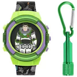 Buzz Light Year Digital Grey Silicon strap Watch Torch Set - PoundToys