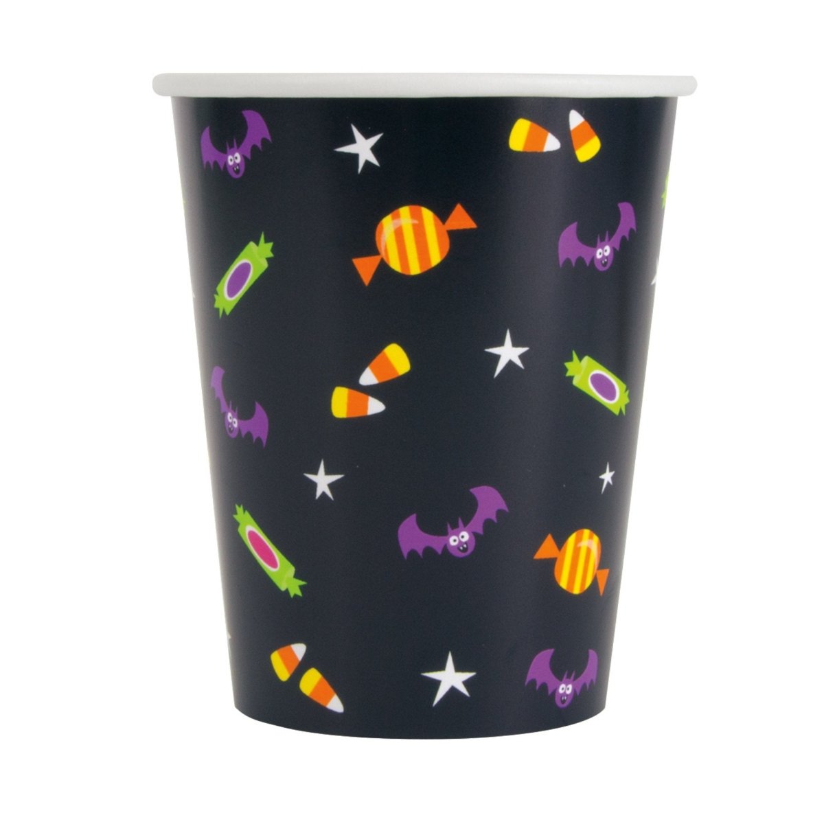 Cat & Pumpkin 9oz Paper Cups 8pc - PoundToys