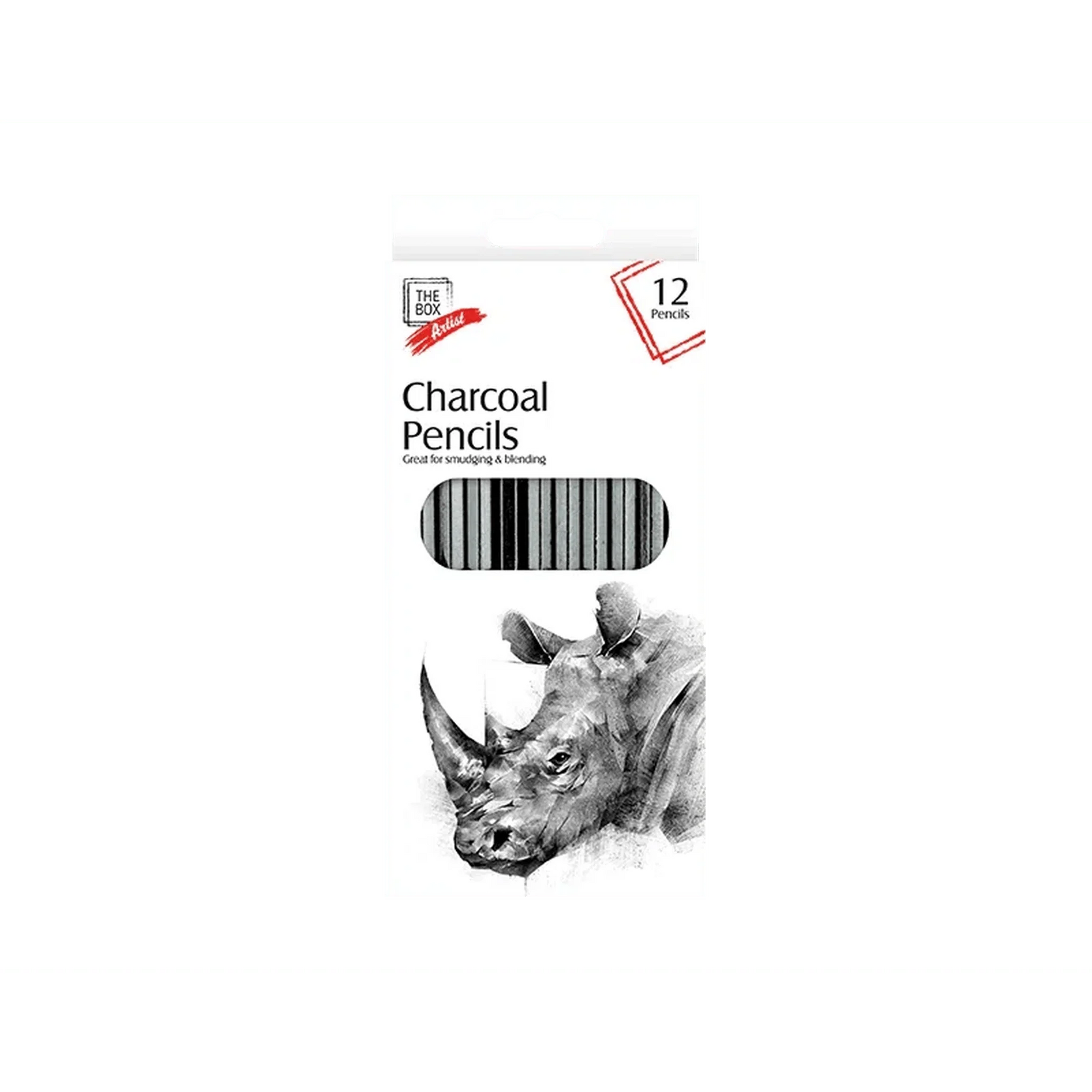 Charcoal Pencils 12 Pack - PoundToys