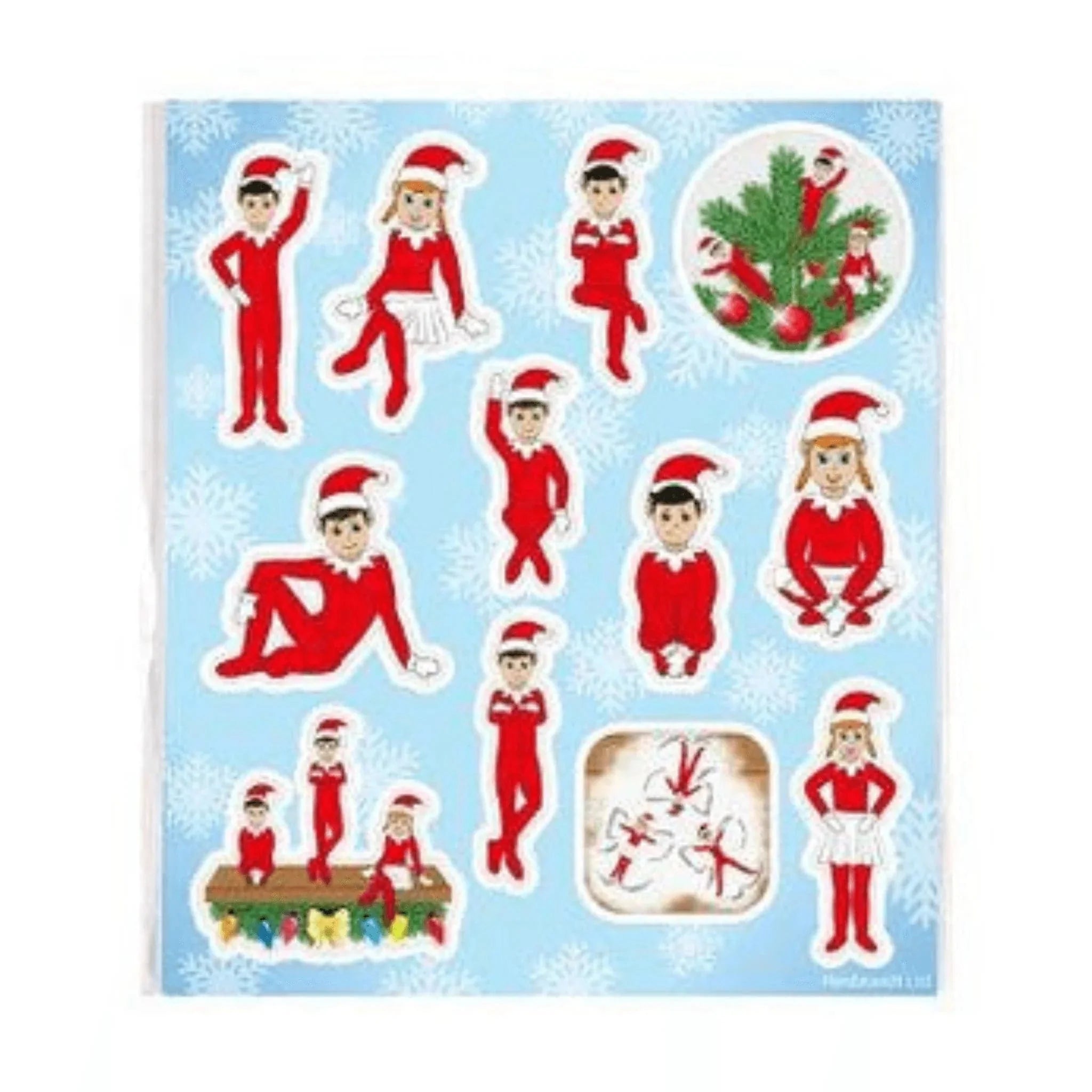 Christmas Elfin Around Sticker Sheet - PoundToys