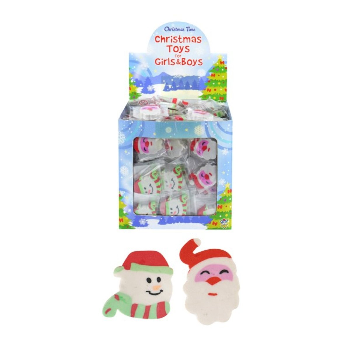 Christmas Eraser (4cm) - PoundToys