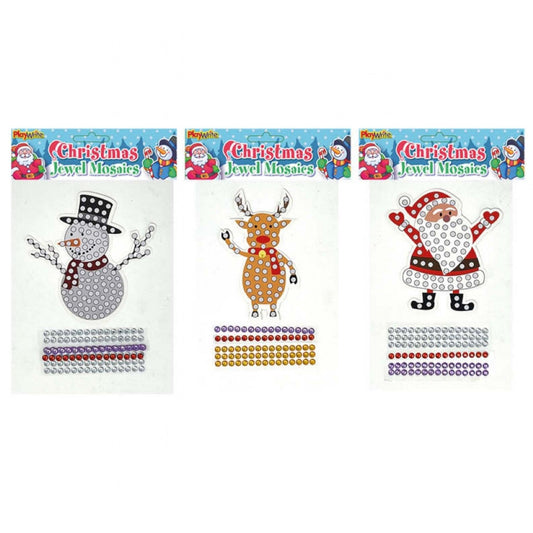 Christmas Jewel Mosaic Picture - PoundToys