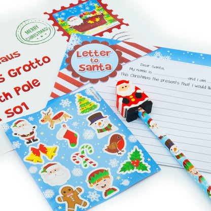 Christmas Letter To Santa Writing Kit (5 Pieces) - PoundToys