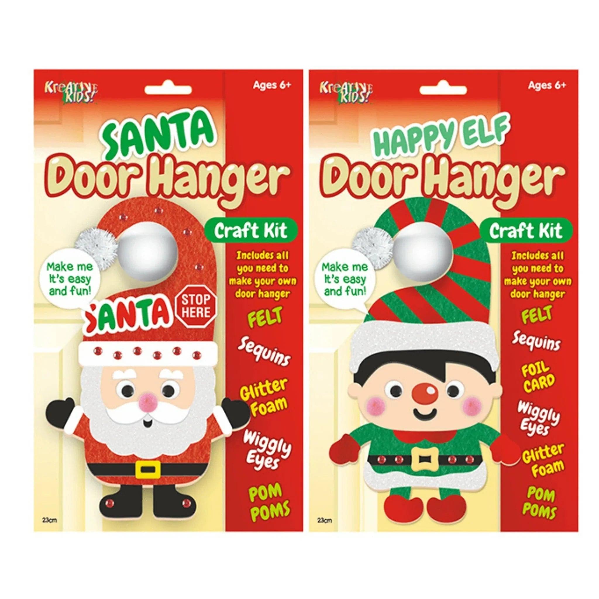 Christmas Make Your Own Door Hangers Kit - PoundToys