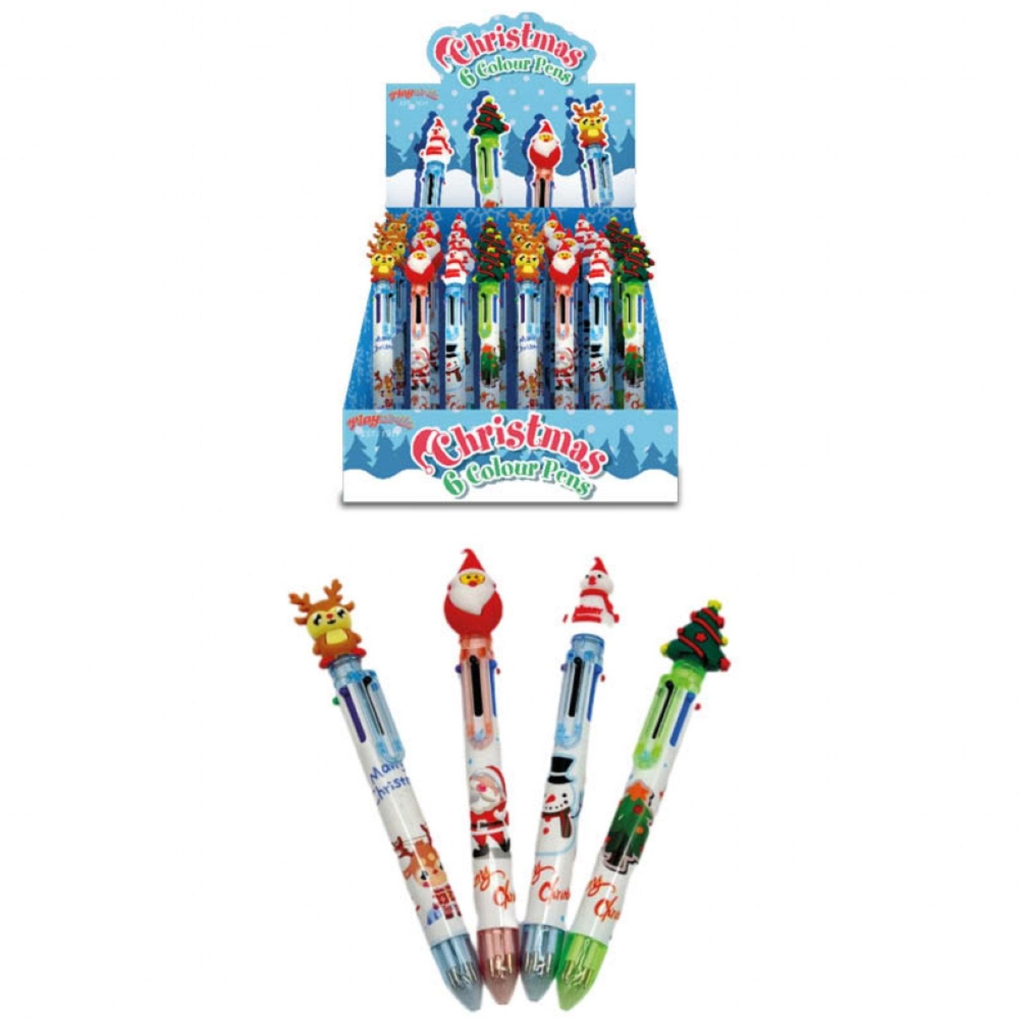 Christmas Multicolour Pens - PoundToys