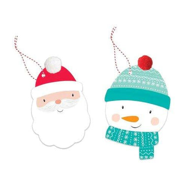 Christmas Pom Pom Gift Tags - PoundToys