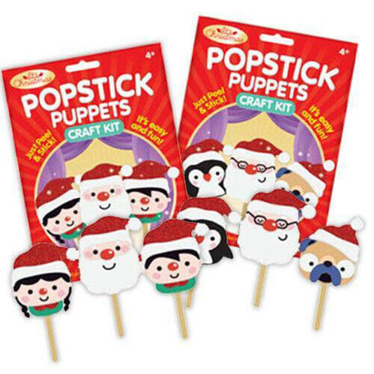 Christmas Popstick Puppets 3 Pack - PoundToys