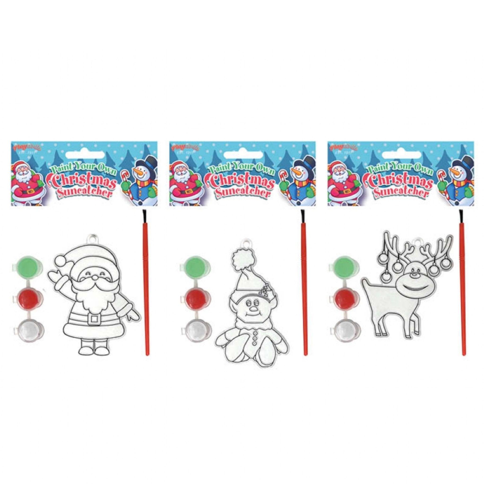 Christmas Suncatcher Paint Set - PoundToys