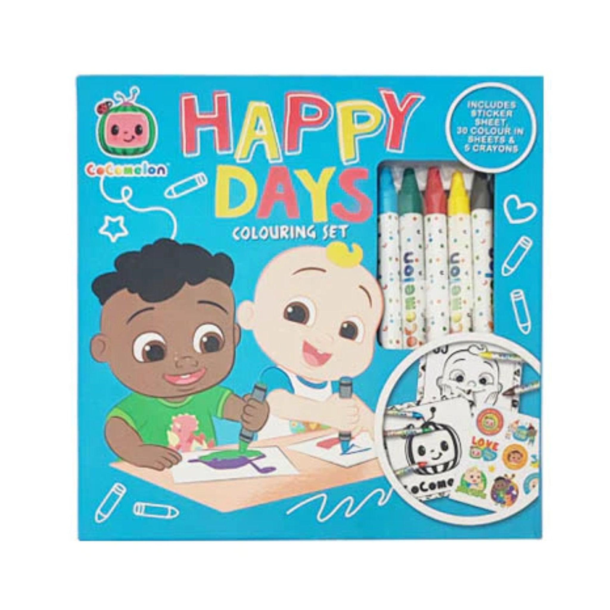 Cocomelon Happy Days Colouring Set - PoundToys