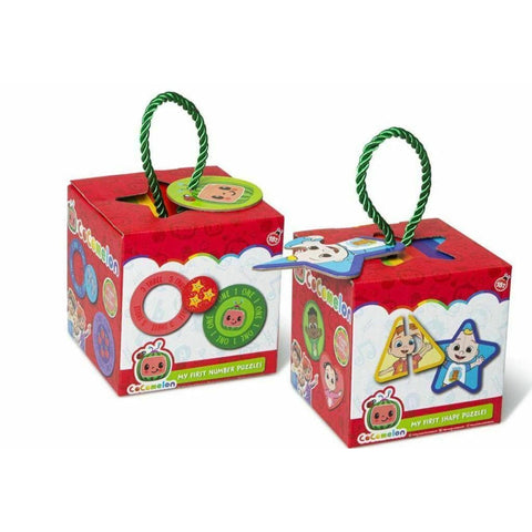 Cocomelon My First Cube Puzzles My First Shape & Puzzles - PoundToys