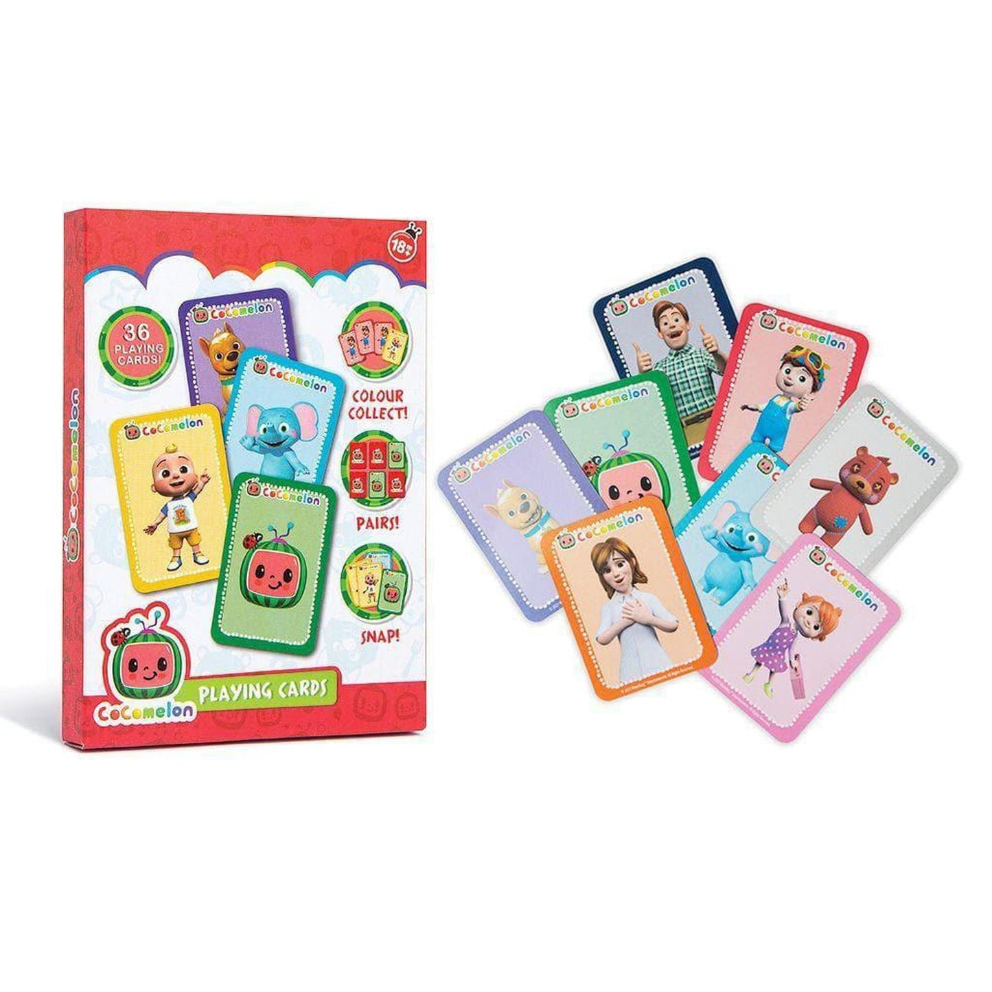 Cocomelon Playing Cards: Pack of 36 - PoundToys