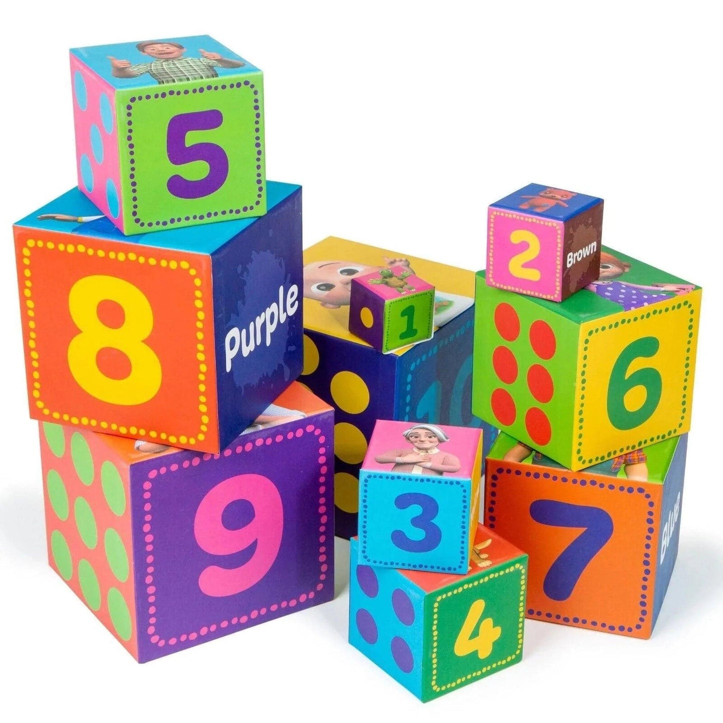 CoComelon Stacking Block Puzzle - PoundToys