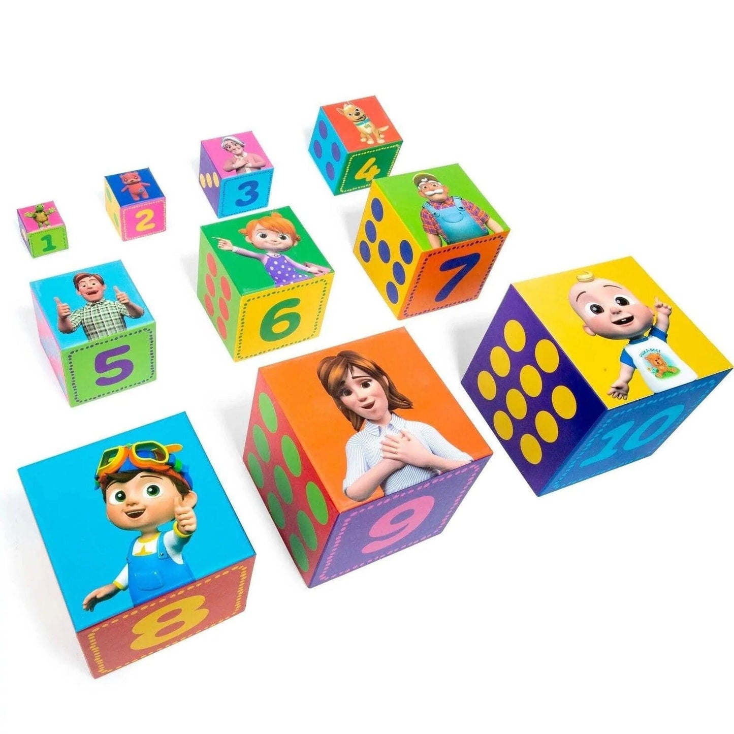 CoComelon Stacking Block Puzzle - PoundToys