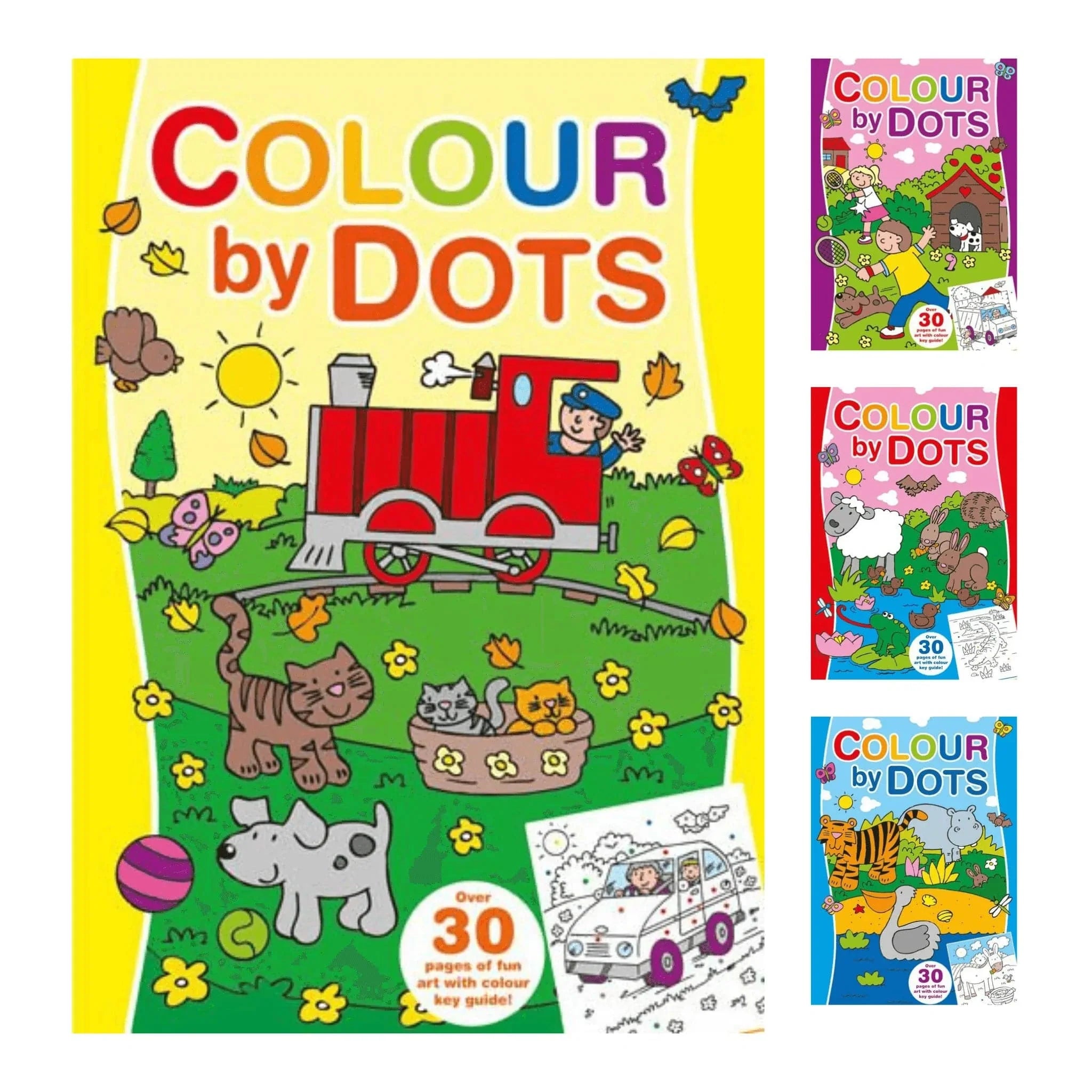 Colour By Dots Book A4 - PoundToys