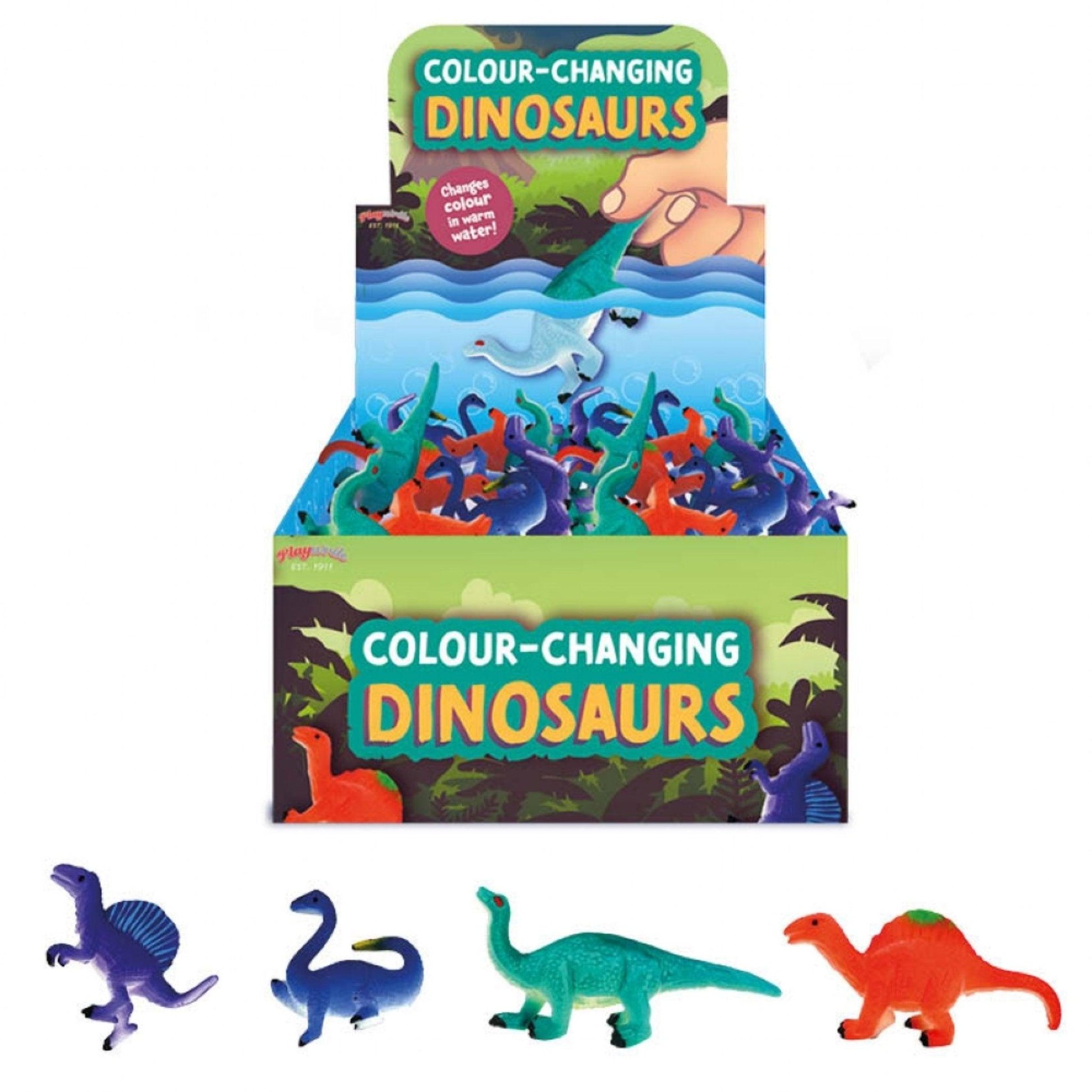 Colour Changing Dinosaurs 8cm - PoundToys