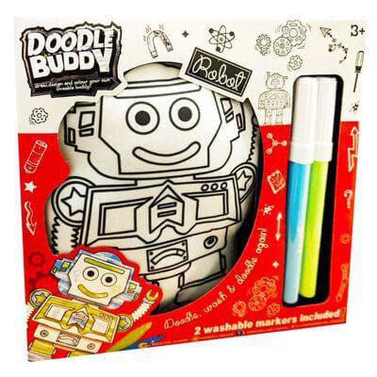 Colour In Robot Doodle Buddy - PoundToys