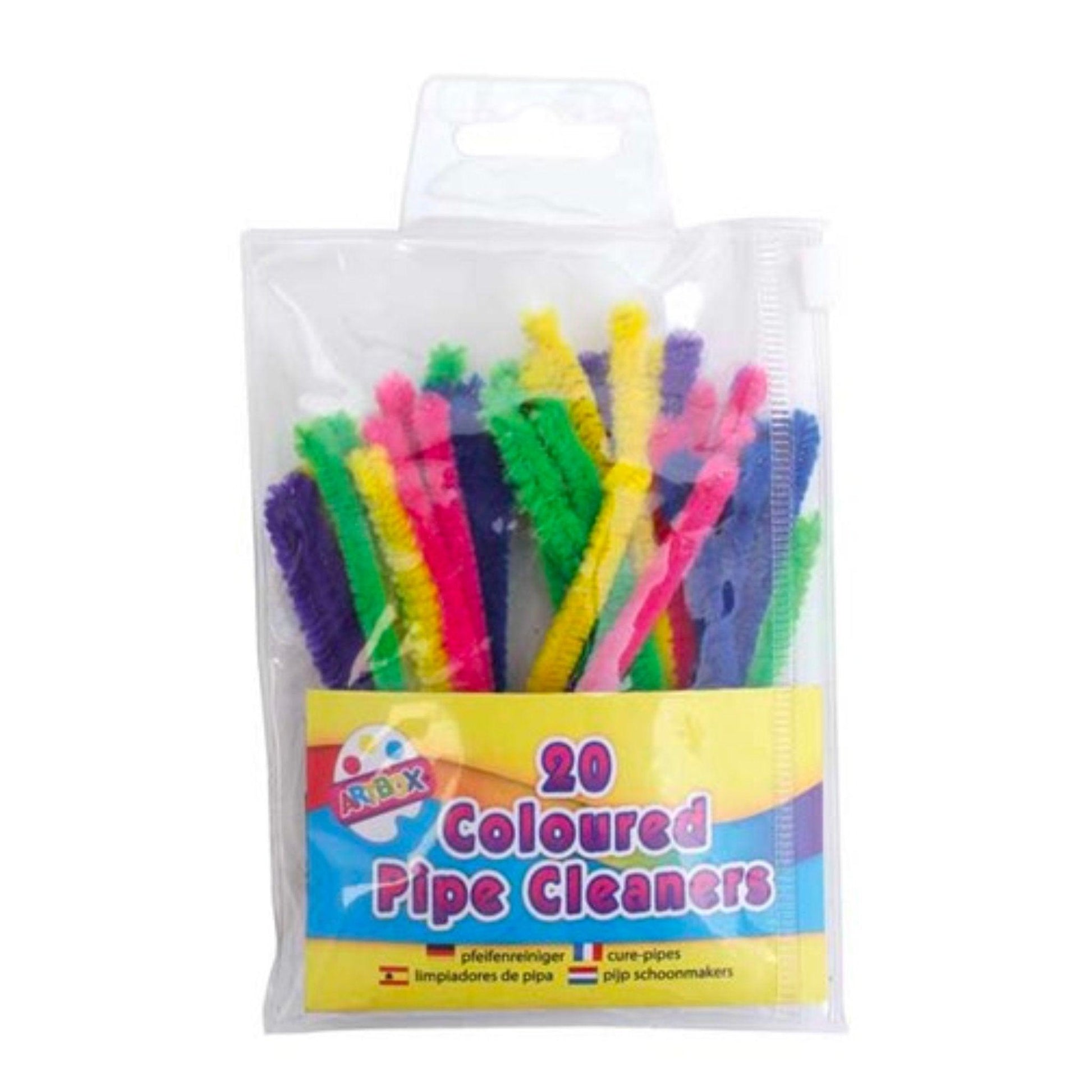 Coloured Pipe Cleaners (20 Pieces) - PoundToys