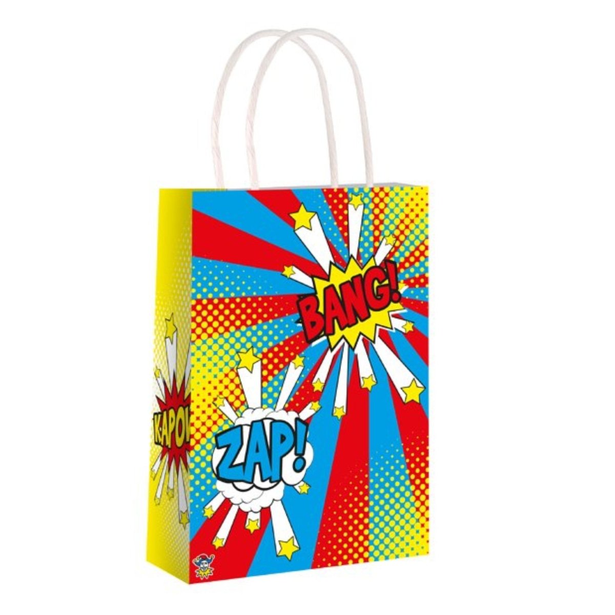 Comic Impact Paper Party Bag with Handles - PoundToys