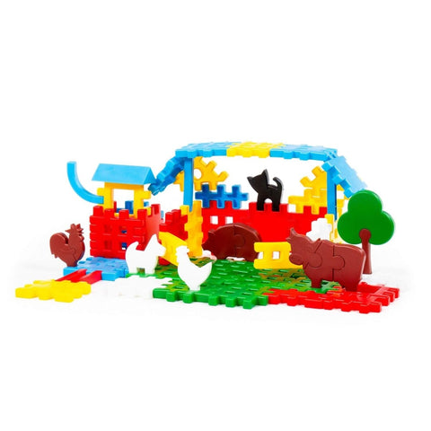 Construction set Farmer 117 Piece - Kids Party Craft