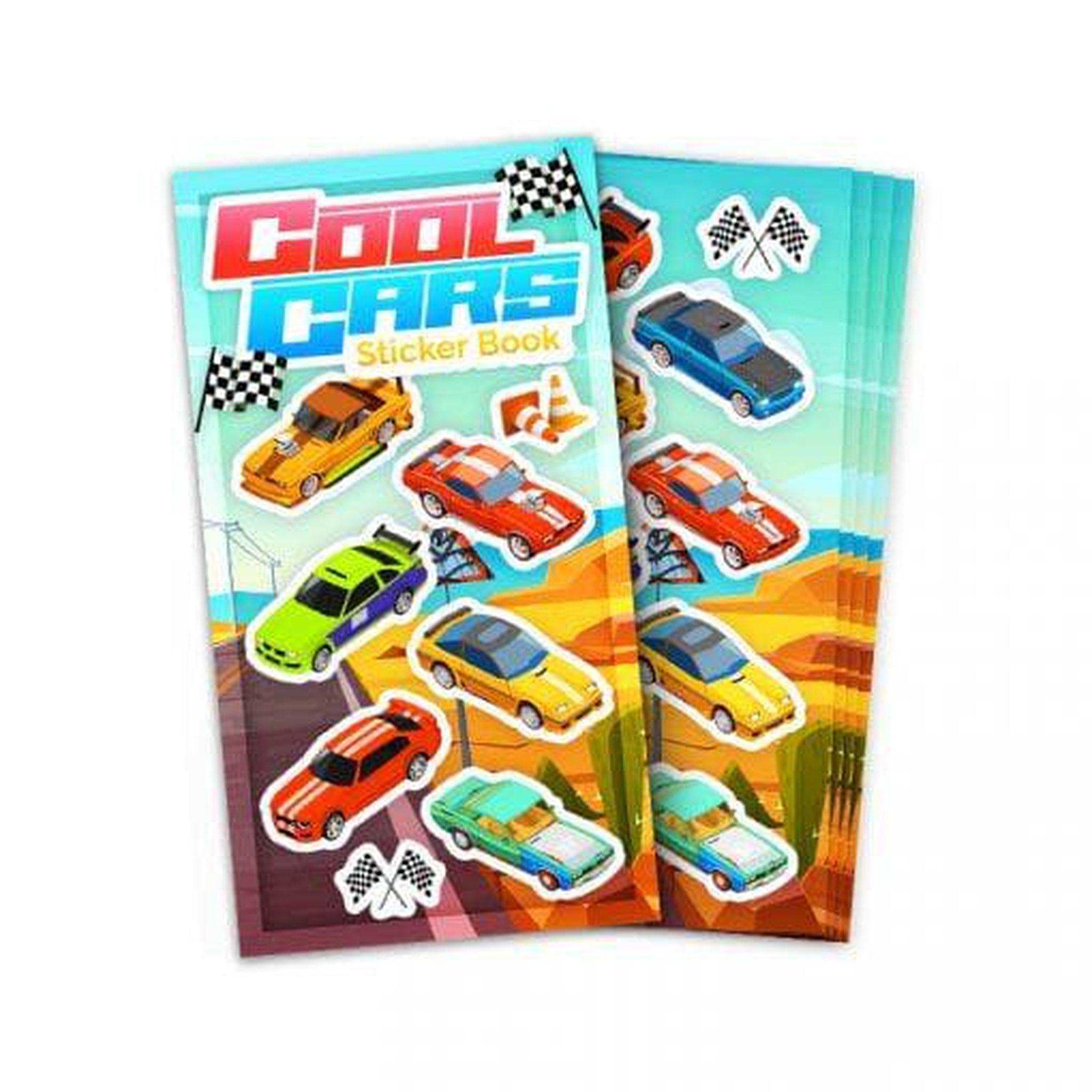 Cool Cars Mini Sticker Book (12 Sheets) - PoundToys