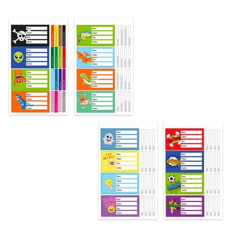 Cool School Stickers Kit (2 Designs) - PoundToys