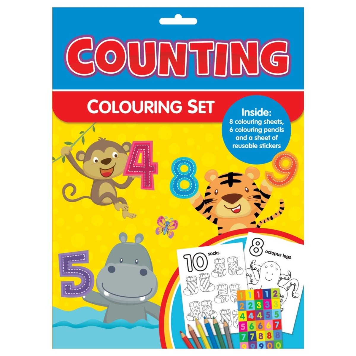 Counting Colouring Set - PoundToys