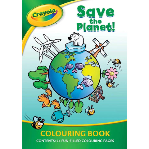 Crayola Save the Planet Colouring Book - PoundToys