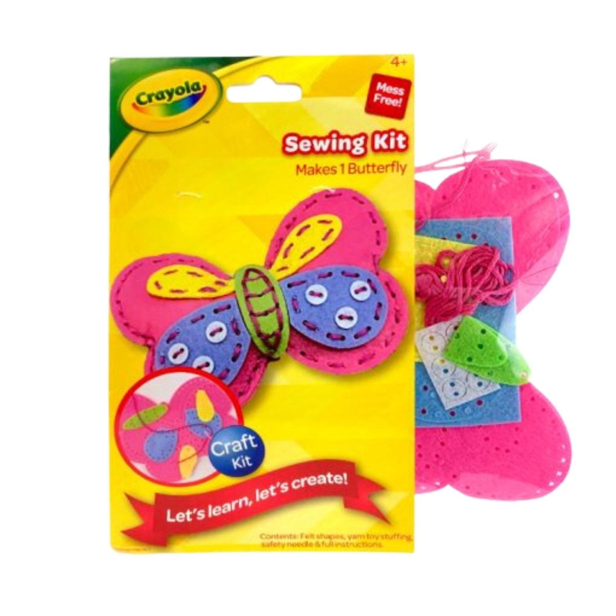 Crayola Sewing Kit - Butterfly/Heart - PoundToys