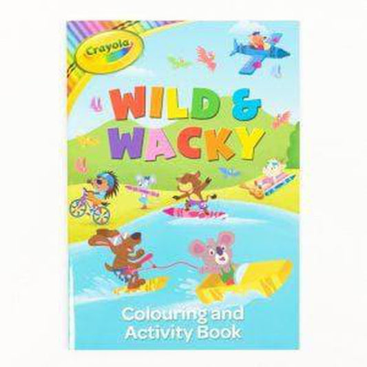 Crayola Wild & Wacky Colouring & Activity Book - PoundToys