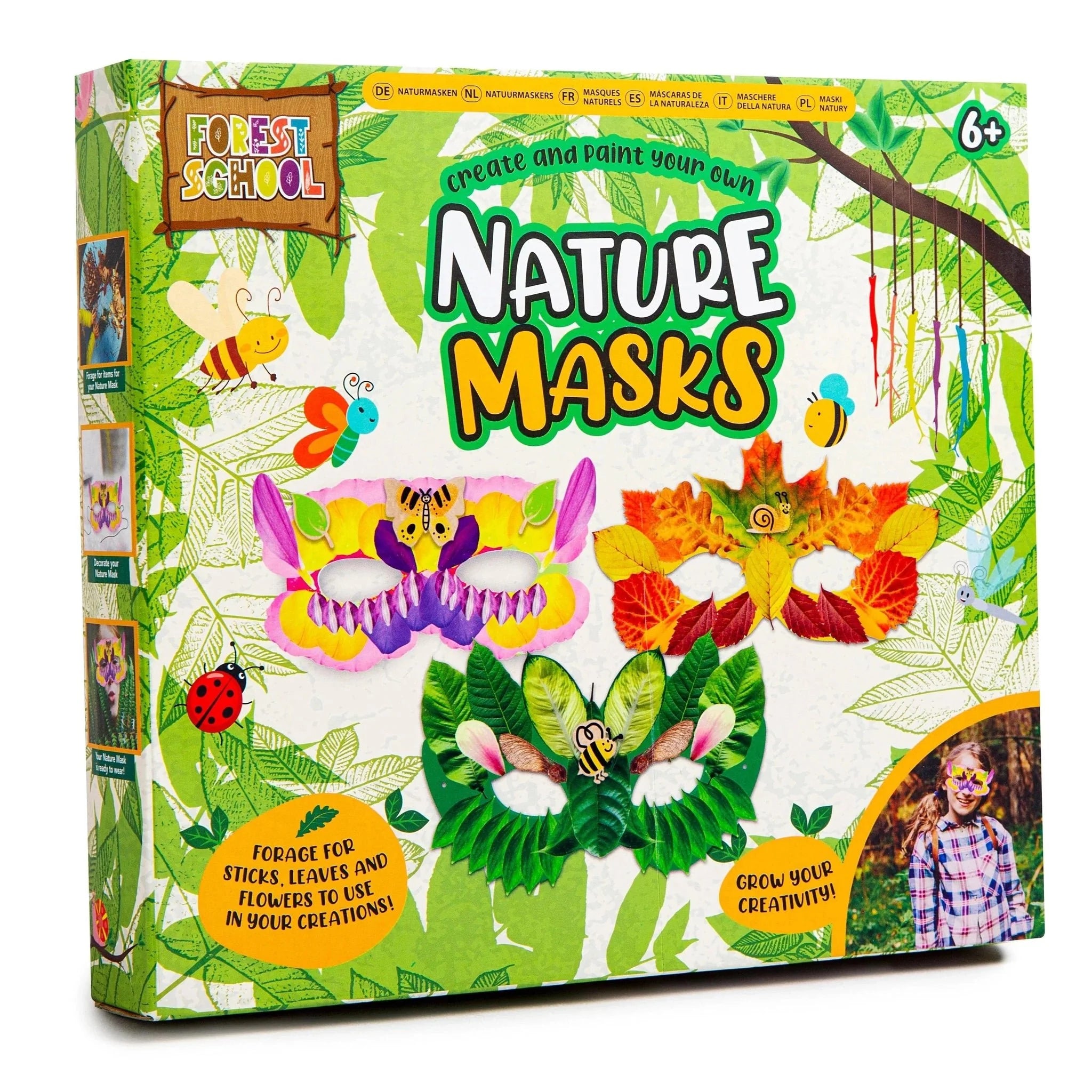 Create and Paint Your Own Nature Masks - PoundToys