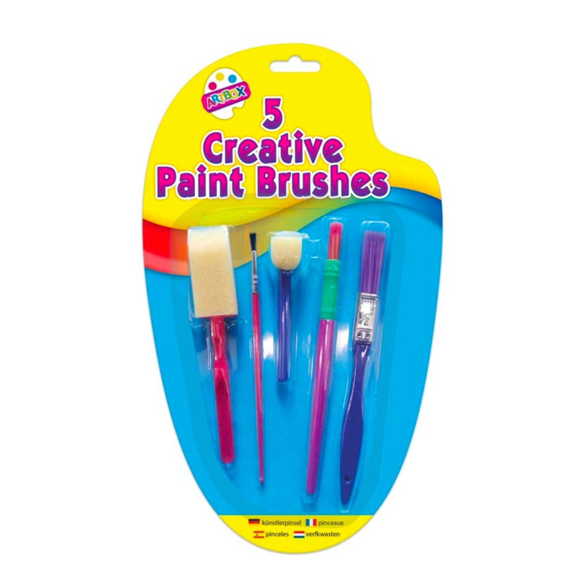 Creative Paint Brush Set (5 Assorted) - PoundToys