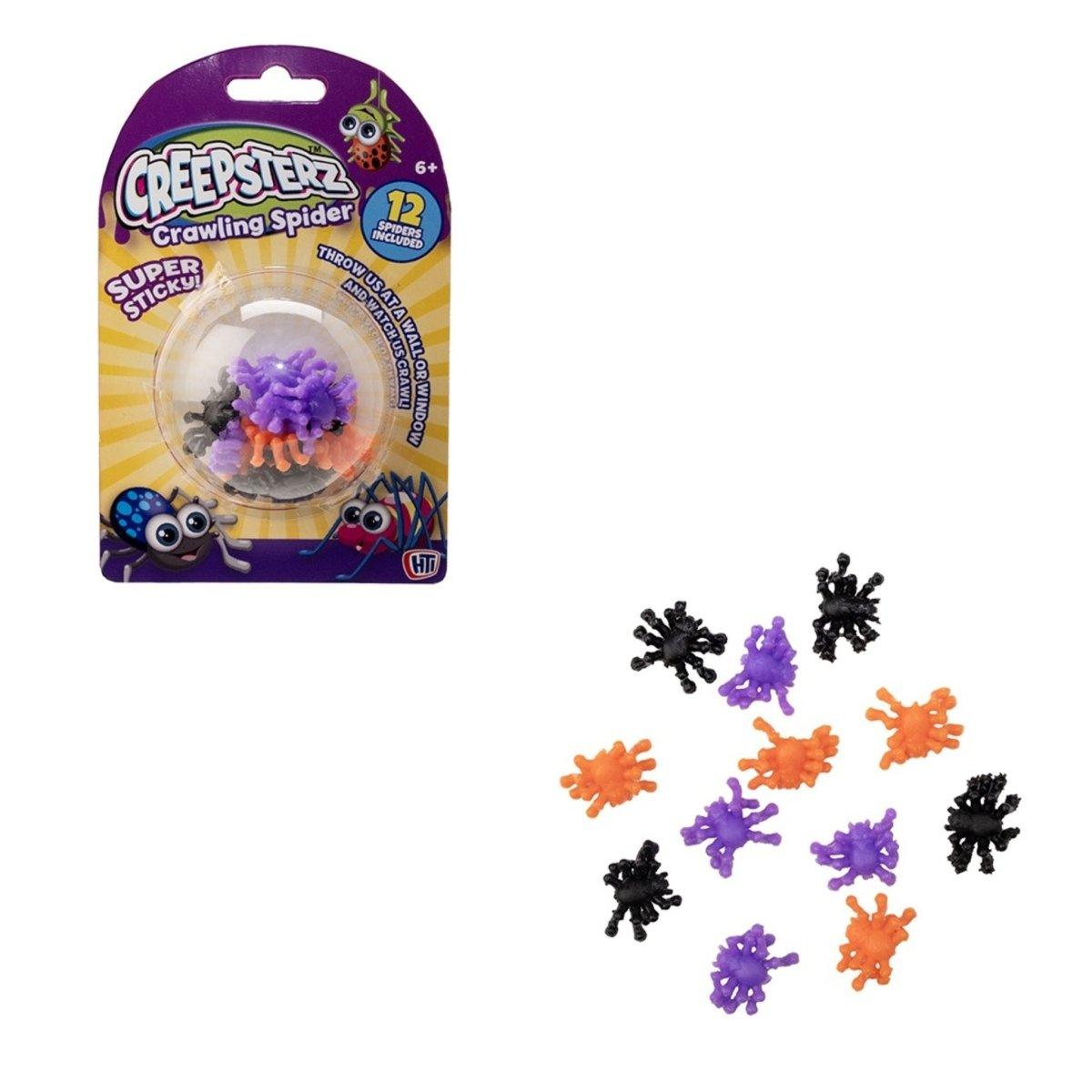 Creepsterz Sticky Crawling Spiders Pack - PoundToys