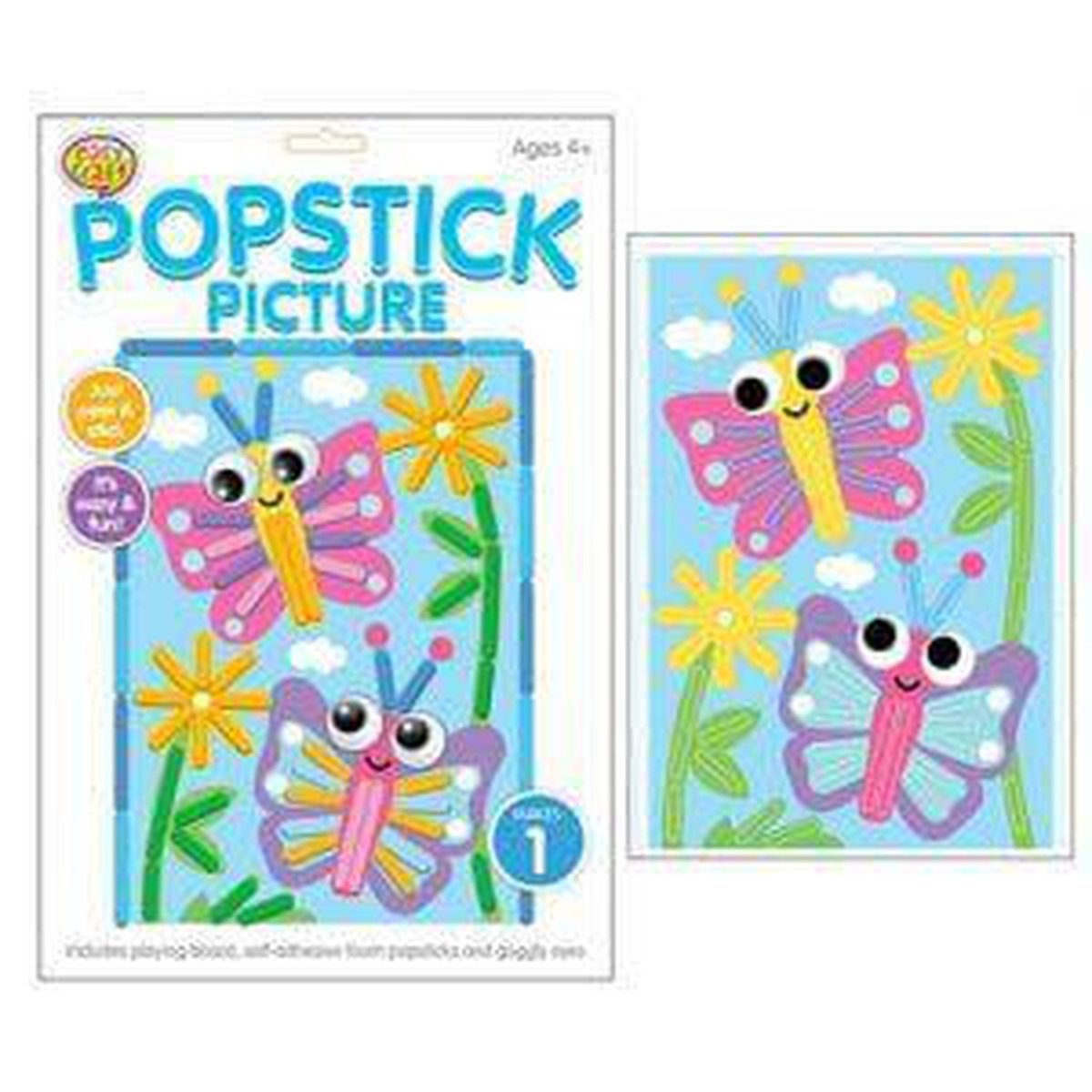 Cute Butterflies Popstick Picture Kit - PoundToys