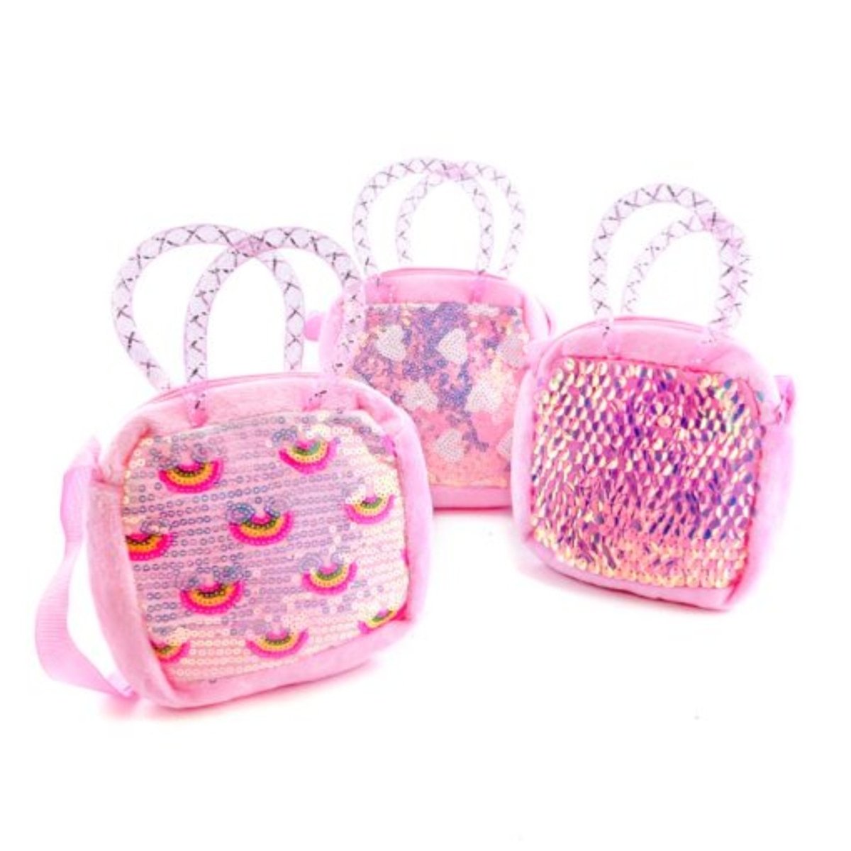 Cute Furry Sequin Square Bag - PoundToys