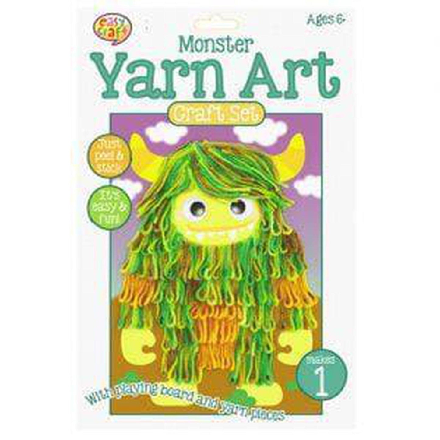 Cute Monster Yarn Craft Kits - PoundToys