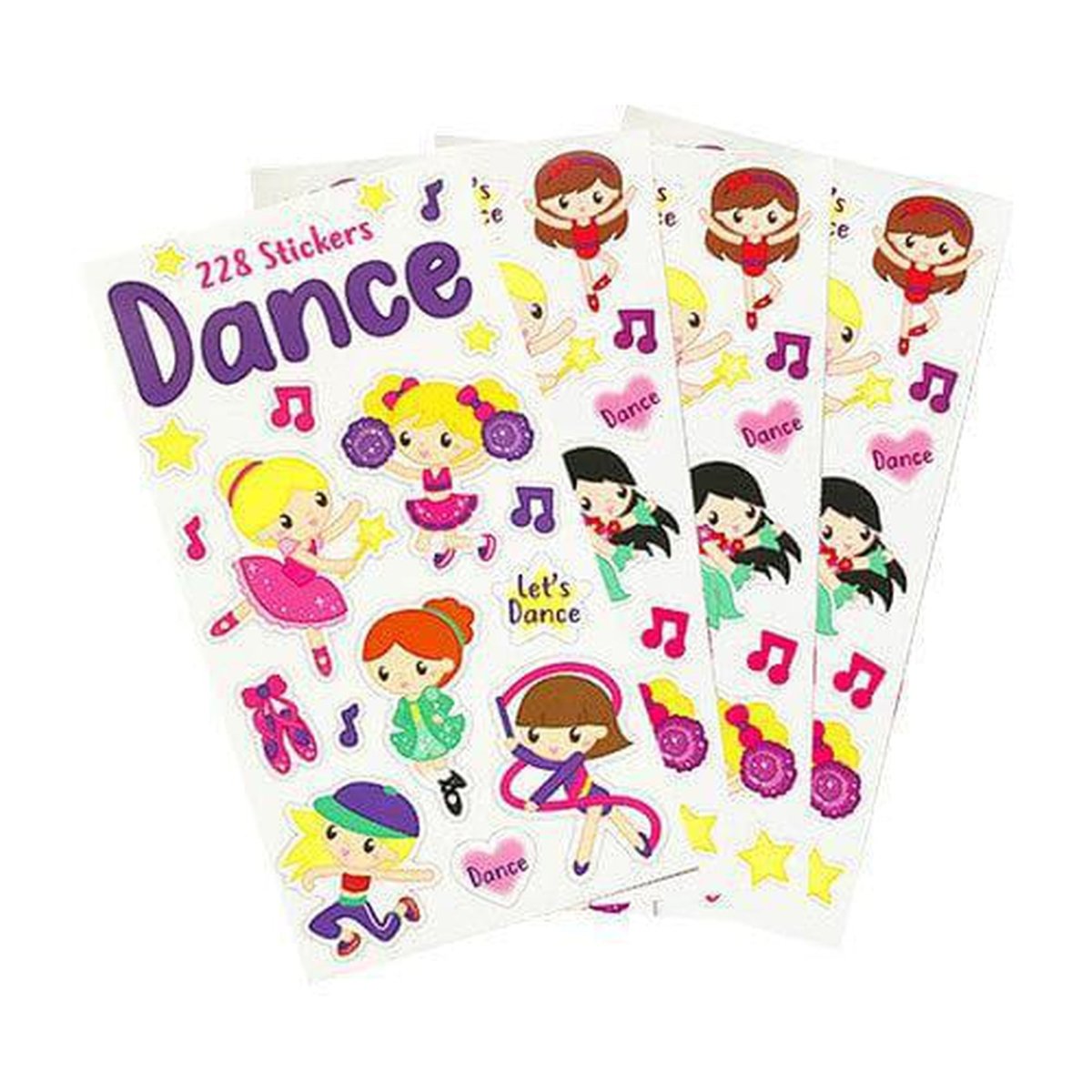 Dance Mini Sticker Book (12 Sheets) - PoundToys