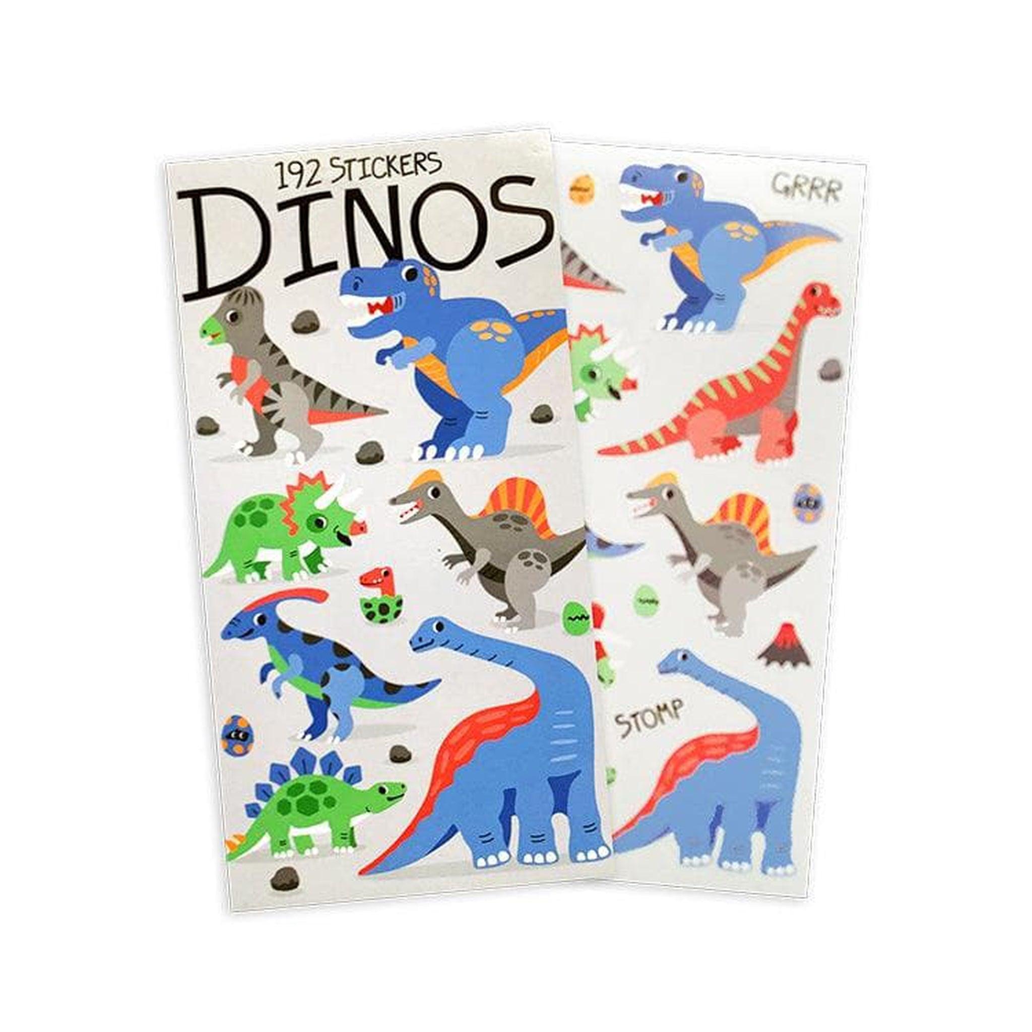 Dinoland Mini Sticker Book ( 12 Sheets ) - PoundToys