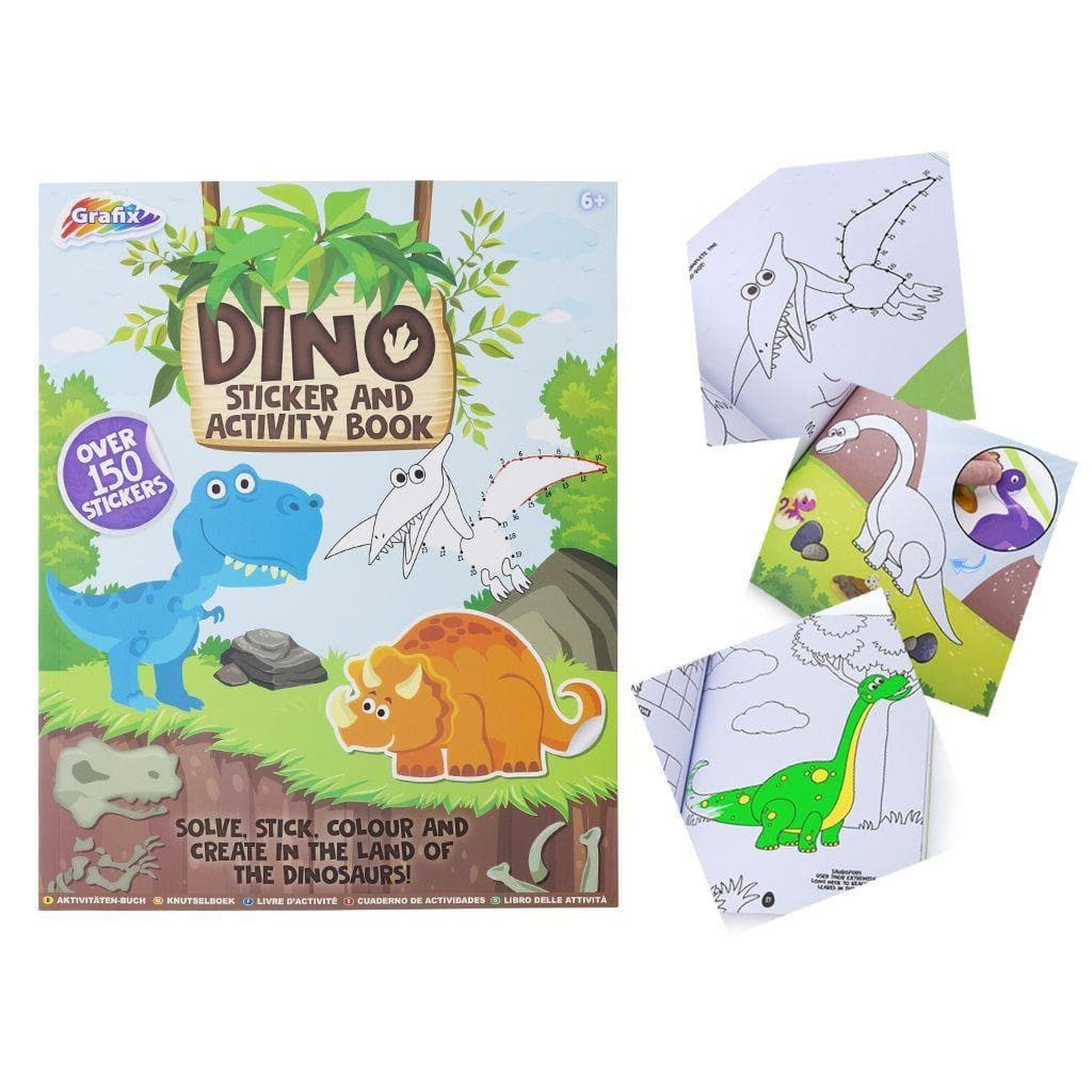 Dinosaur Activity & Sticker Book - PoundToys