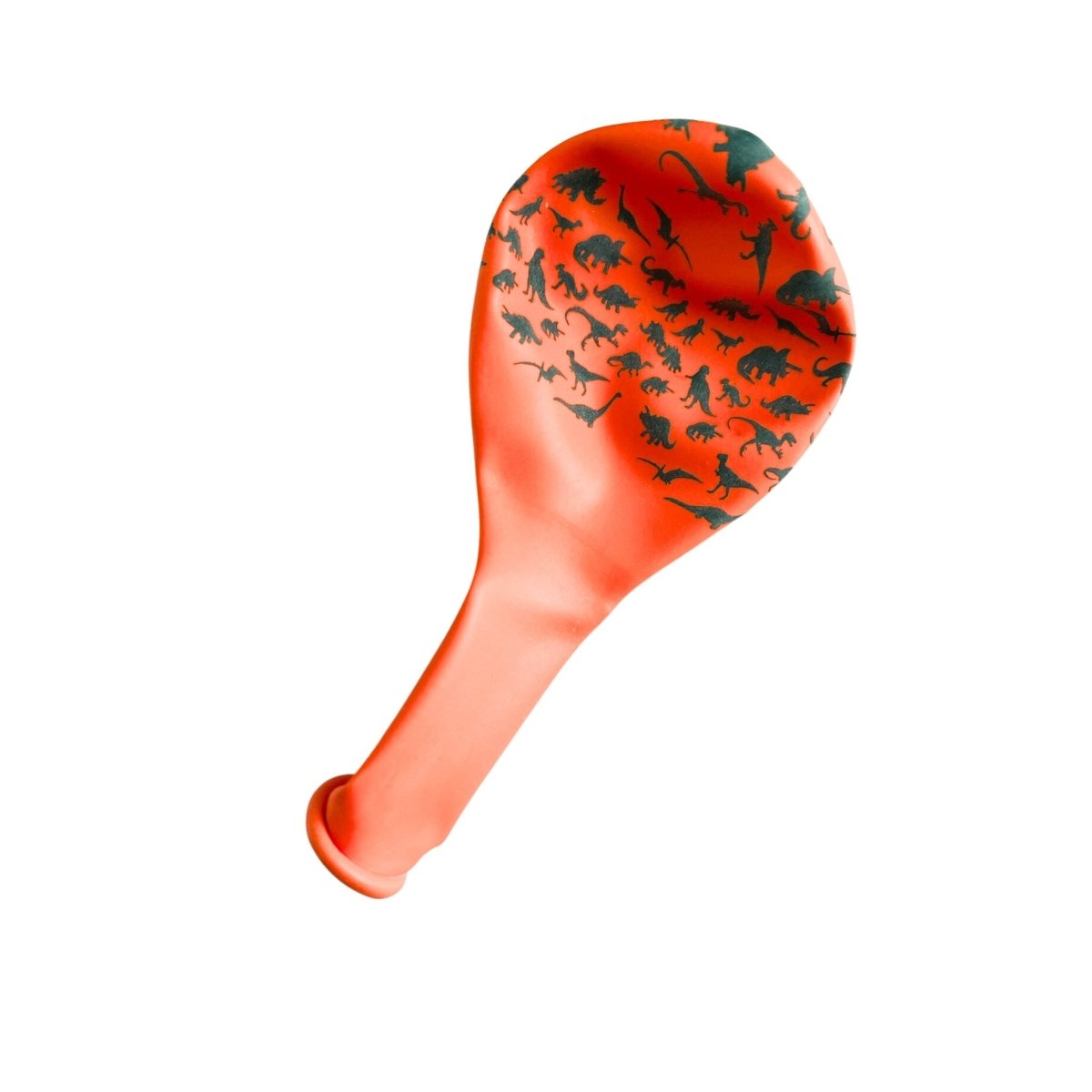 Dinosaur Balloon With Print Orange - PoundToys