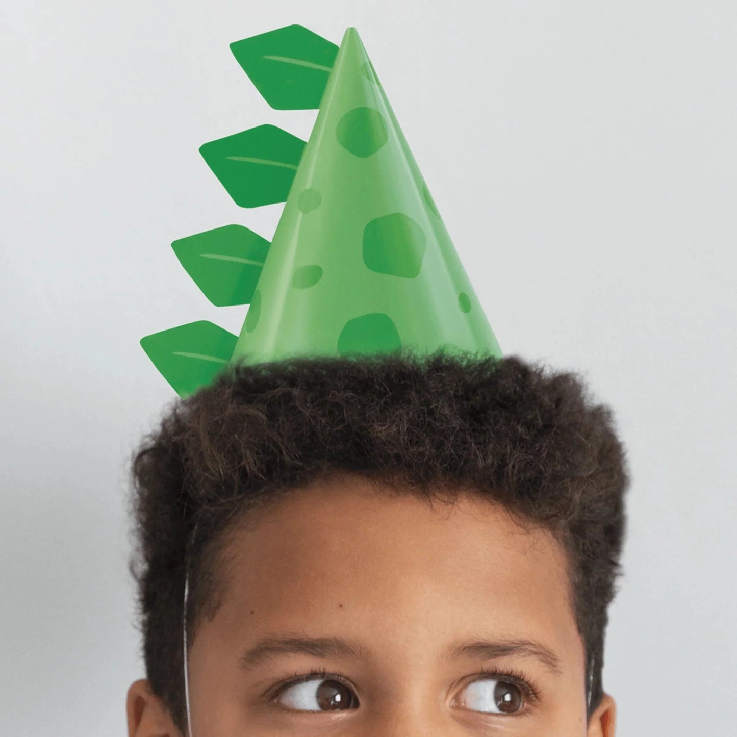 Dinosaur Blue & Green Party Hats 8pk - PoundToys