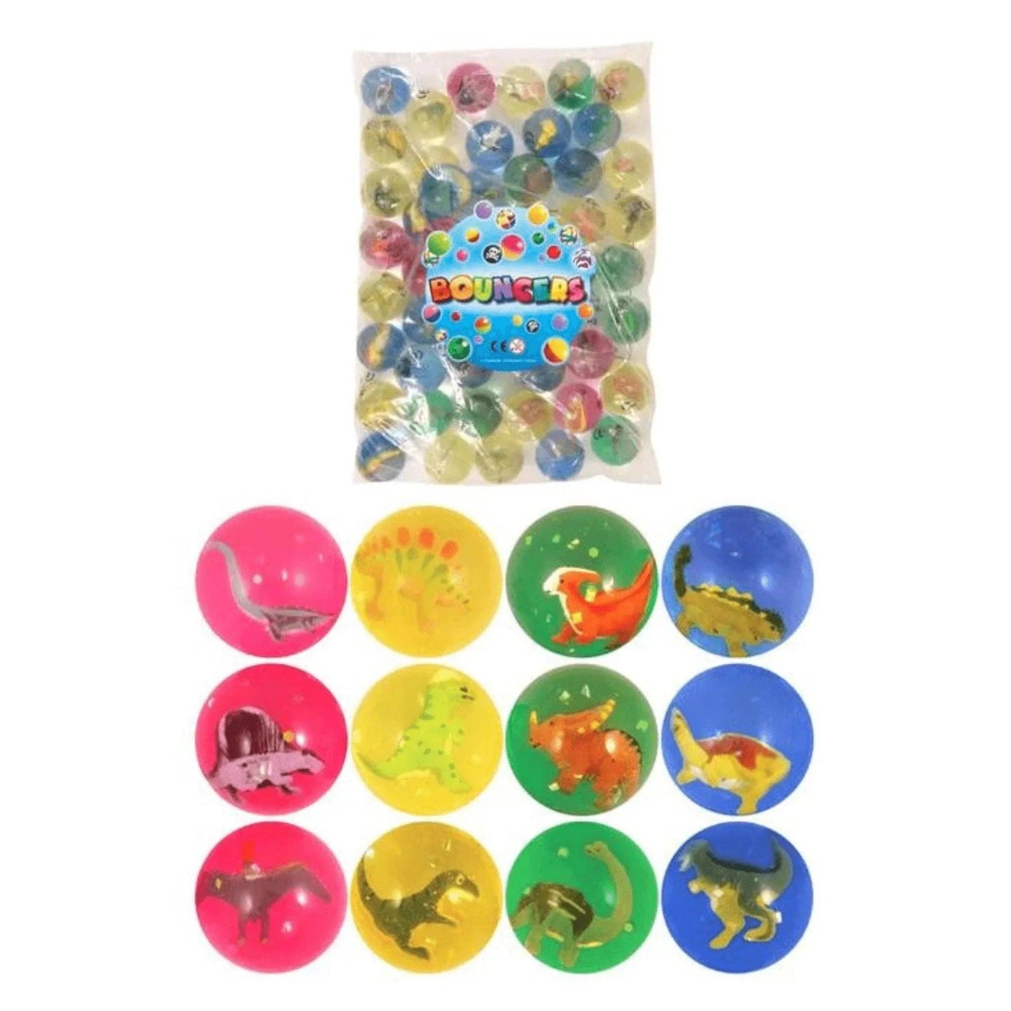 Dinosaur Bouncy Balls / Jet Balls (4.3cm) - PoundToys