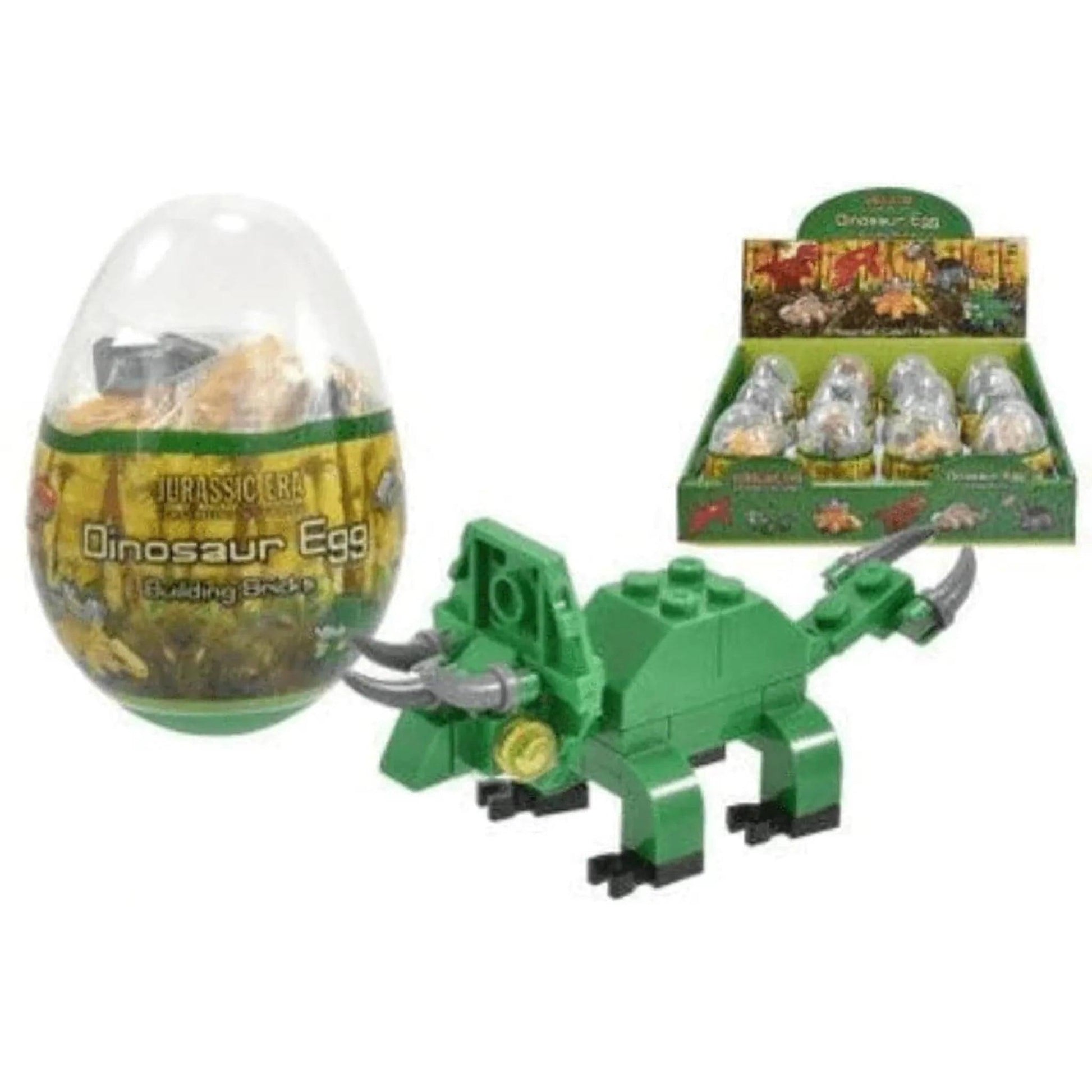 Dinosaur Brick Figures In An Egg - PoundToys