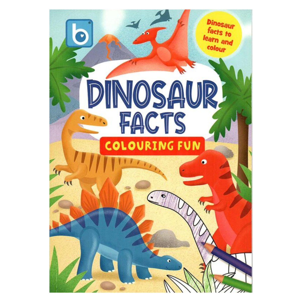 Dinosaur Facts Colouring Fun - PoundToys