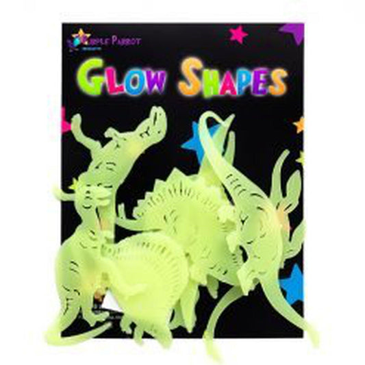 Dinosaur Glow In The Dark Shapes Set - PoundToys