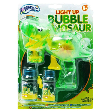 Dinosaur Light Up Bubble Gun - PoundToys