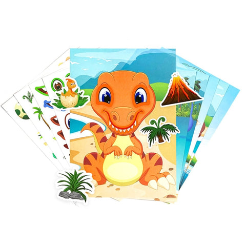 Dinosaur Mega Sticker Create Pack - Kids Party Craft